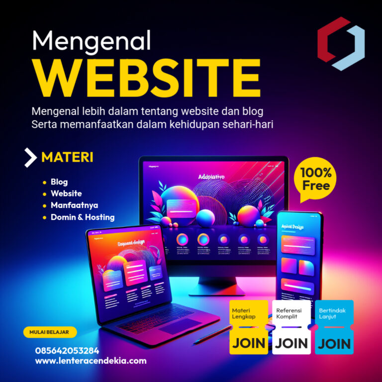 Mengenal Website dan Blog serta Praktik Tingkat Dasar