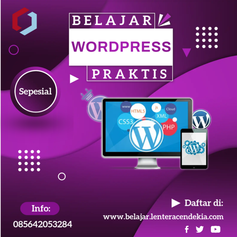 Membuat Blog dan Website dengan WordPress (Kelas Praktis)