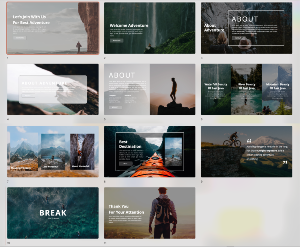 Template Presentation & Infografis Format Power Point (Kode Produk 025)